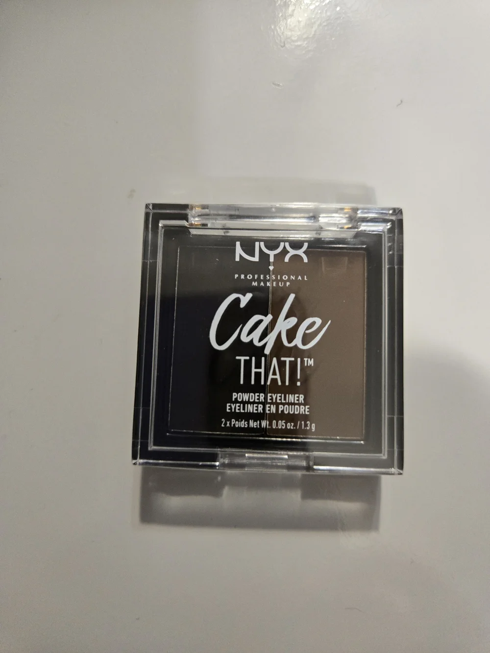 NYX Cake That! Powder Eyeliner Duo — Black & Brown